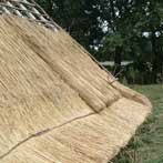 Stro is ook in historische tijden gebruikt als dakbedekking in deze contreien, waar in de natte gebieden riet werd gebruikt.